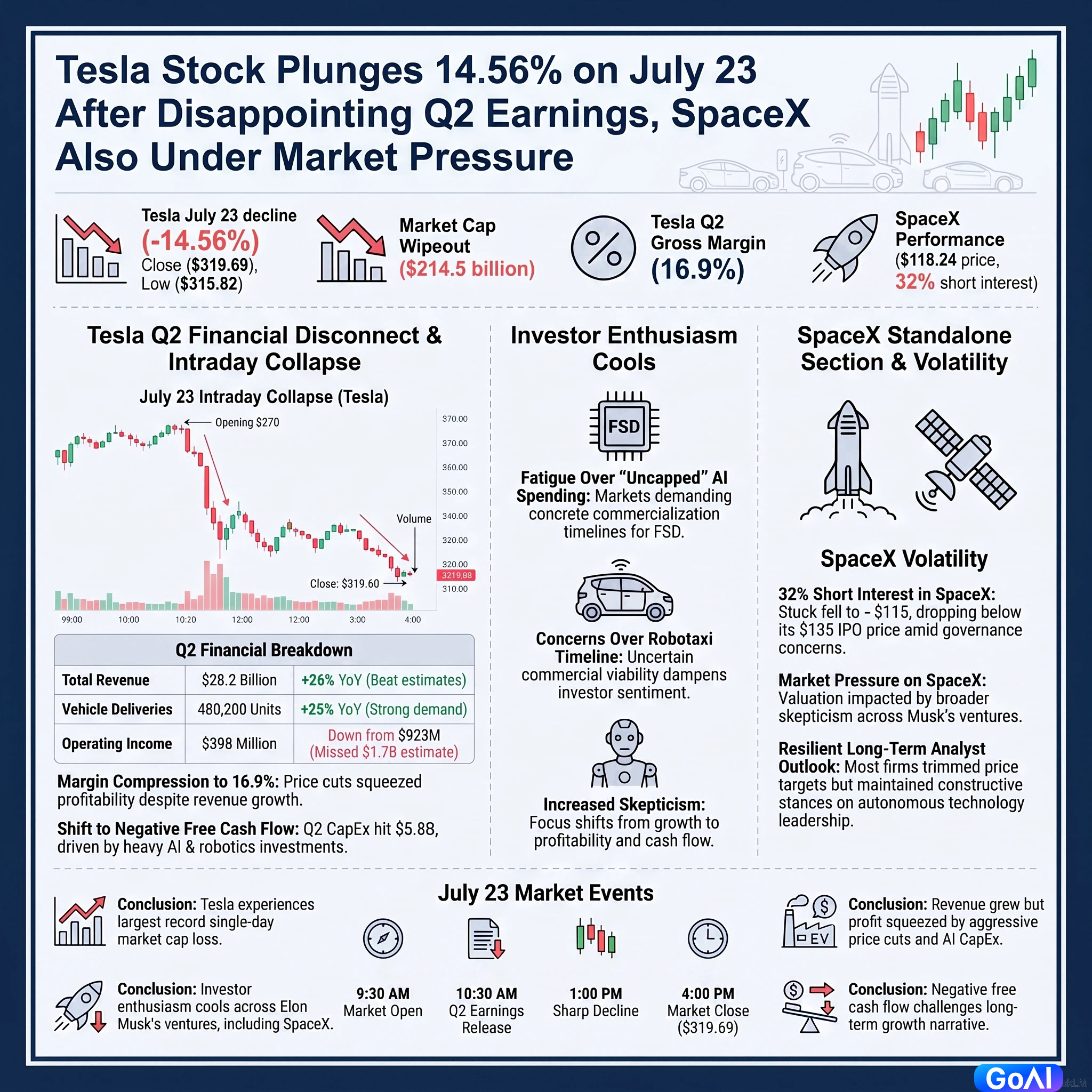 Market Questions the "Musk Premium"